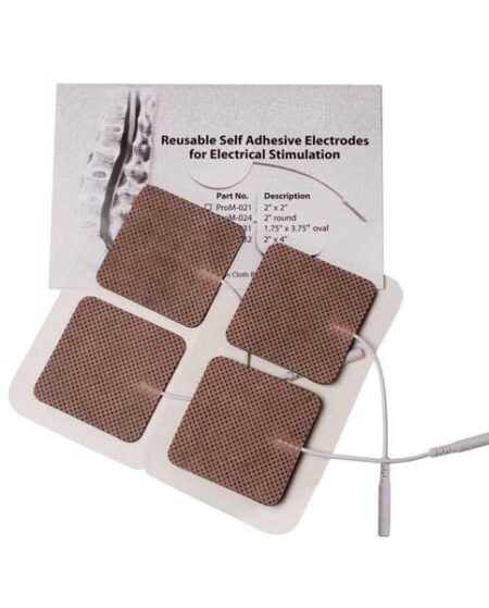 EMS and TENS Electrodes Tan Cloth 2”x 2”