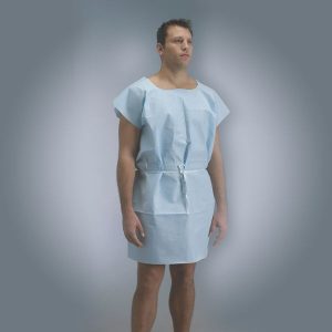 X-Ray/Examination Gowns 30'' x 42'' Blue (50 per Case)